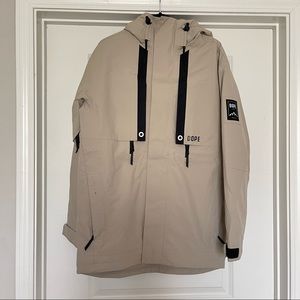 Dope Snow Tan Snowboard jacket & beanie Size Small